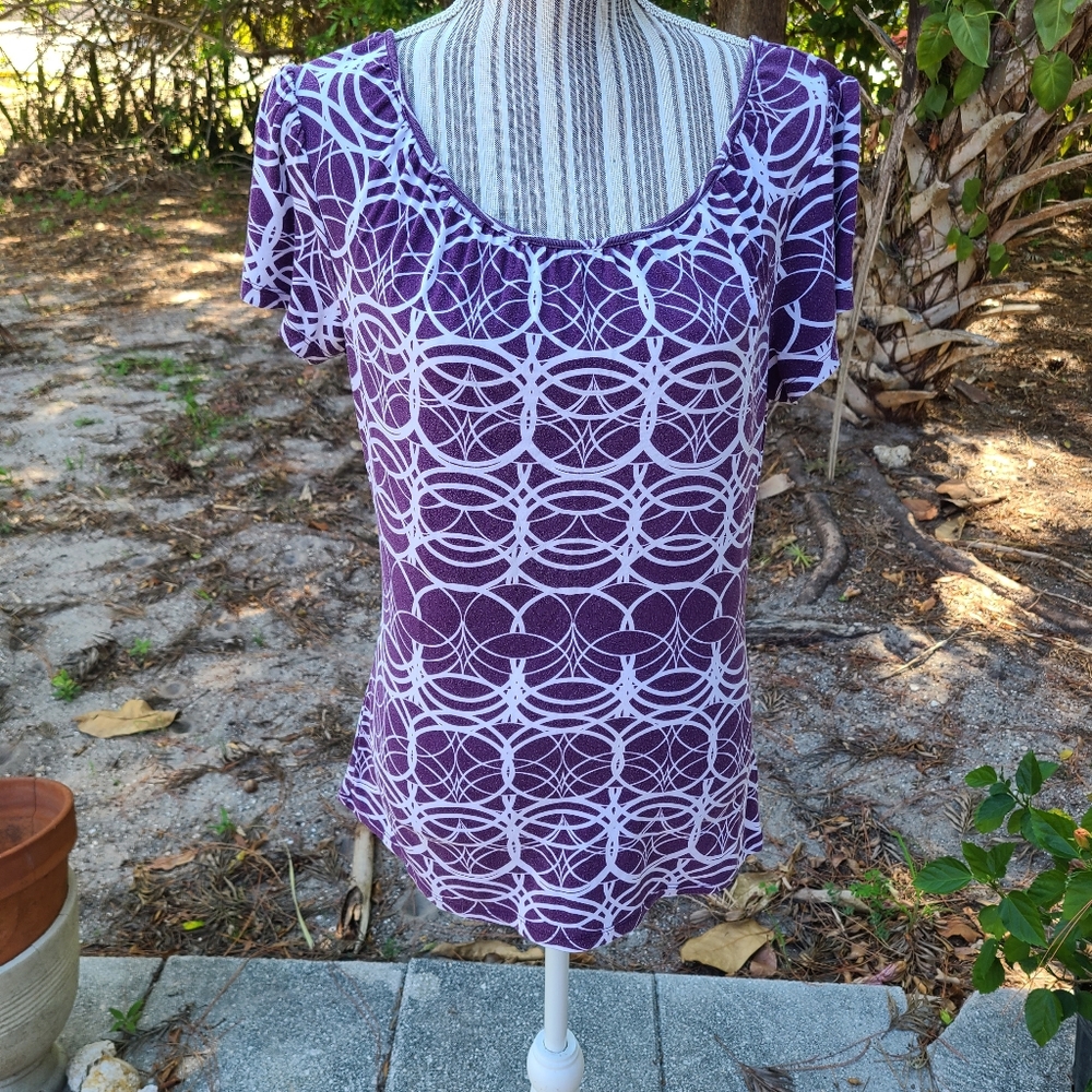 The Limited Print Short Sleeve Top